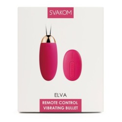 Svakom - Elva Vibrating Egg with Remote Control - Pink