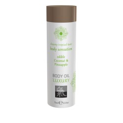 Aceite corporal de lujo comestible - Coco y piña