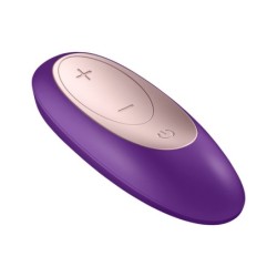 Vibrator pentru cupluri cu telecomandă Satisfyer Remote Plus