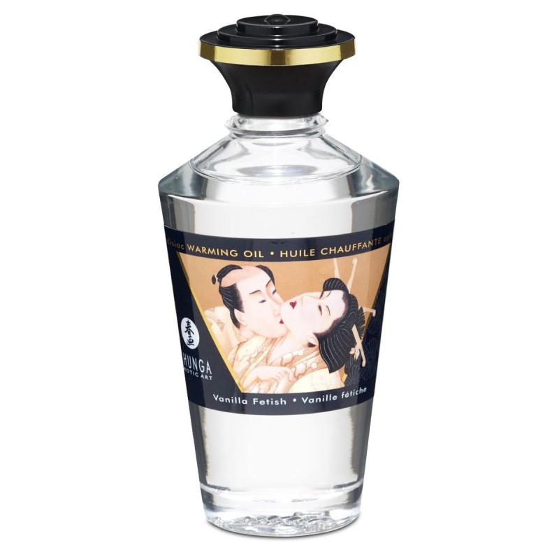 Shunga - Afrodizijačko ulje za masažu sa efektom zagrijavanja Vanilla Fetish - 100 ml Shunga - Afrodizijačko ulje za masažu sa efektom zagrijavanja Vanilla Fetish - 100 ml
